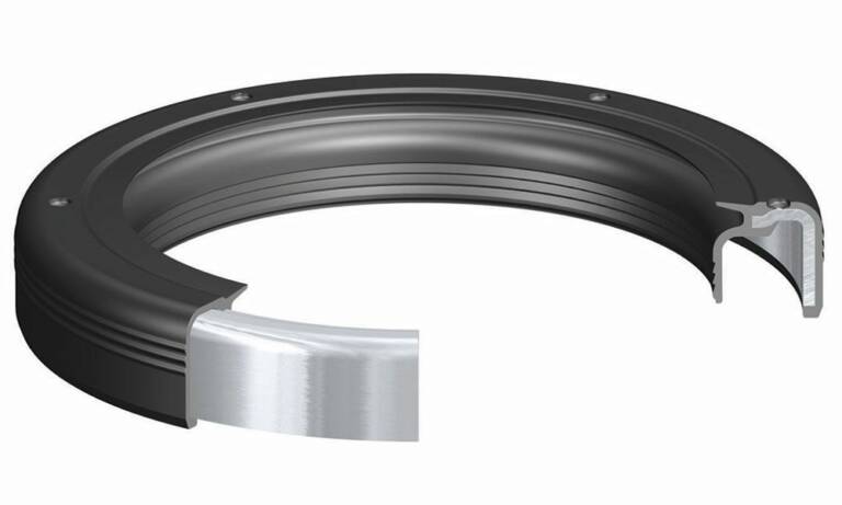 Installé sur un moteur à essence, un joint spécial conçu par SKF permet de réduire le frottement jusqu’à 55% et donc de diminuer les émissions de CO² de plus de 1g par kilomètre. © SKF