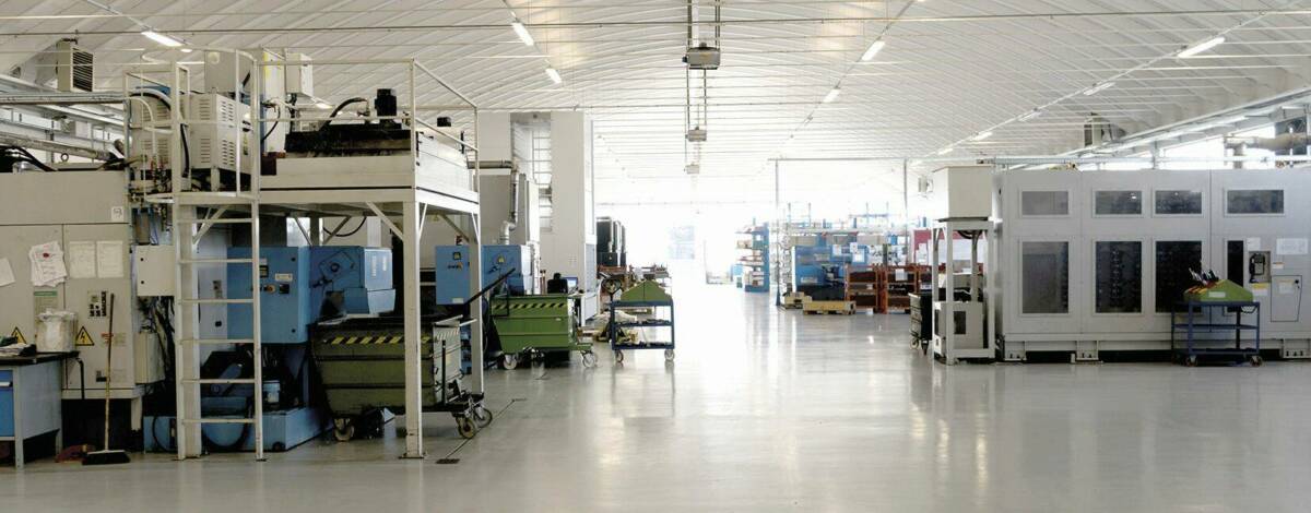 La PME italienne soigne son site de production près de Modène, avec un nettoyage des sols deux fois par jour. © Eurofluid