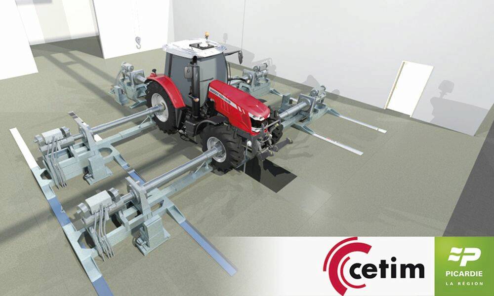 Banc de puissance tracteur. © Cetim