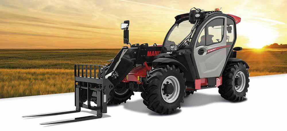 Ce modèle compact de la gamme MLT NewAG de chariots télescopiques agricoles Manitou est équipé du logiciel d'application DRC, brique technologique de l'écosystème digital BODAS Rexroth. © Manitou Group