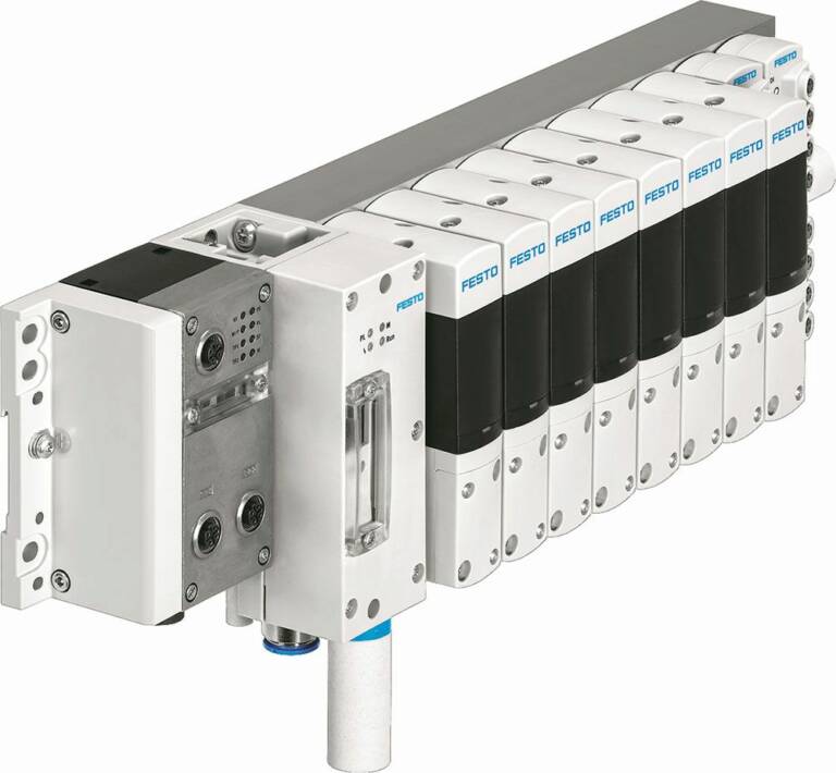 Révolution dans l'automatisation avec le Festo Motion Terminal : l'activation des nouvelles fonctions par le biais des Motion Apps permet désormais aux développeurs de machines de mettre au point un type de machine de base et, en fonction des applications sélectionnées, d'équiper cette machine de différentes fonctions et caractéristiques calquées sur les souhaits du client. © Festo AG & Co. KG