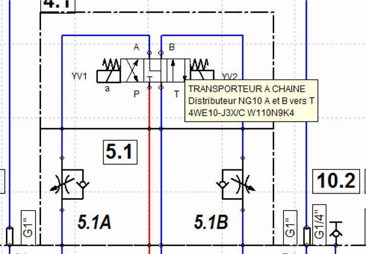 Fig. 6 : Exemple d’information en direct sur le schéma.
© Smaguine Engineering