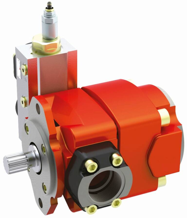 Quelle est la solution idéale pour adapter la puissance du moteur au débit de la pompe ? La réponse diffère selon que l’alimentation de la pompe est obtenue par un moteur électrique ou thermique.© Bucher Hydraulics
