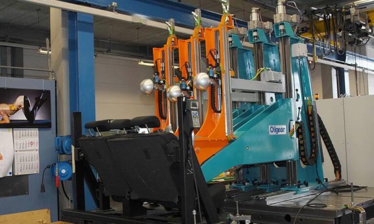 Banc d'essais pour l'industrie automobile. © Oilgear Towler