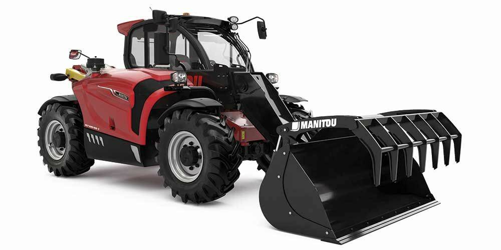 Ce modèle compact de la gamme MLT NewAG de chariots télescopiques agricoles Manitou est équipé du logiciel d'application DRC, brique technologique de l'écosystème digital BODAS Rexroth. © Manitou Group