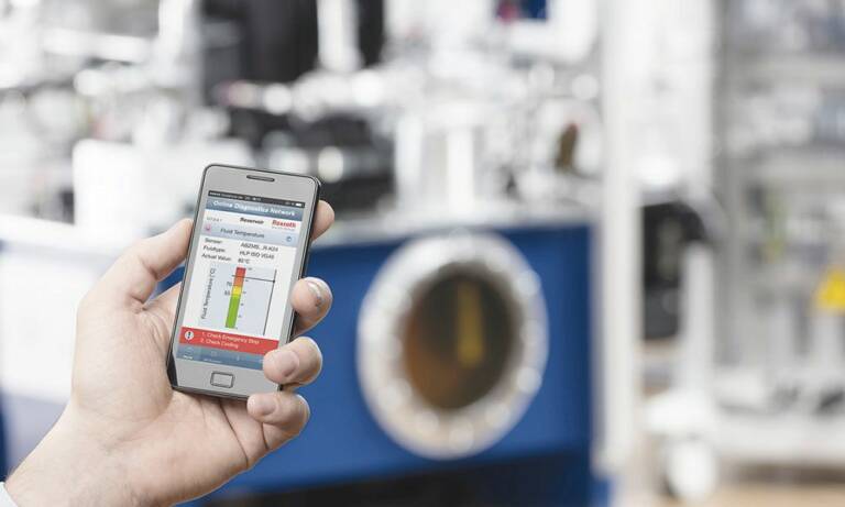 La solution Online Diagnostics Network Rexroth s’adresse à de nombreux domaines industriels. © Bosch Rexroth