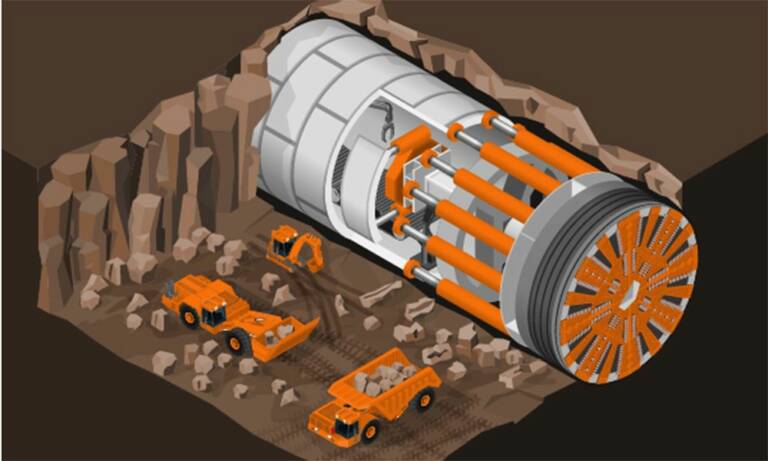 Dans le domaine des systèmes Créa-Méca s’est vue confier l’étude hydraulique, complète de tunneliers par la société NFM Technologies.
© Crea-Méca
