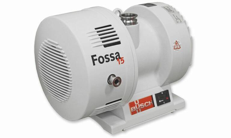 La pompe sèche à spirales Fossa permet d’atteindre des vides poussés allant jusqu’à 0,0025 mbar. Fossa
