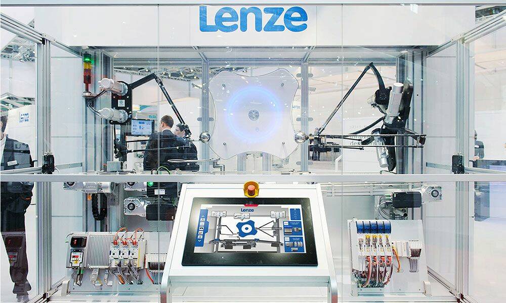 La Easy Machine se veut le symbole d'une volonté de simplification et la représentation de l'ensemble du savoir-faire de Lenze.&nbsp;© Lenze
