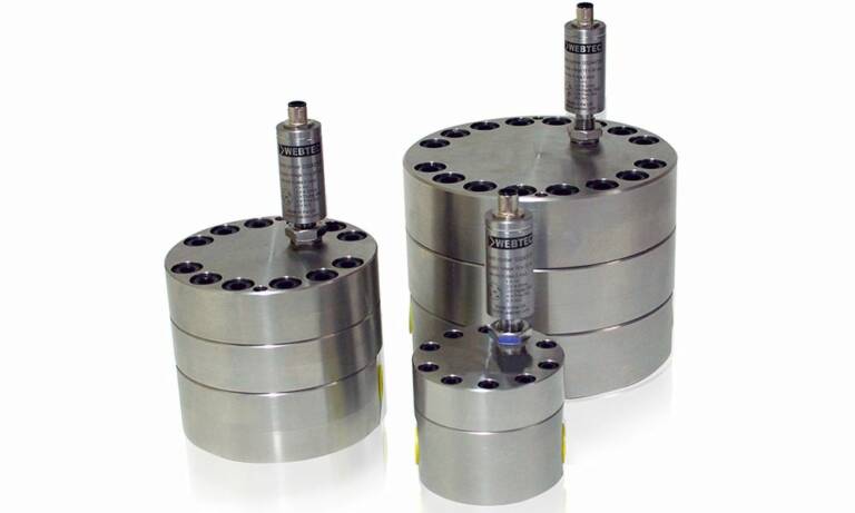 Débitmètres hydrauliques à engrenages. © Webtec
