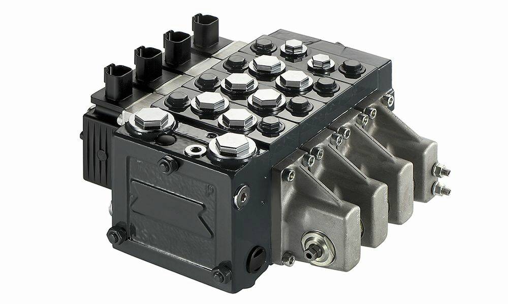 La PVG 16, exemple de la gamme des « load independent proportional valves » PVG16 – PVG120. © Danfoss Power Solutions
