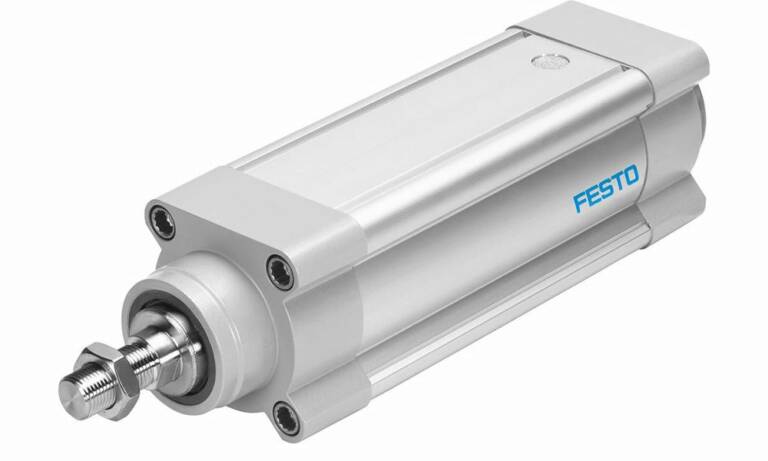 Le vérin électrique ESBF a une puissance maximale de 17 kN et une course de 1 500 mm. © Festo AG &amp; Co. KG
