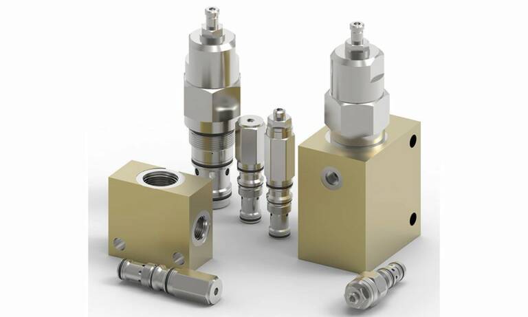 La conception des valves à deux étages d'Eaton, constitue une alternative plus efficace aux valves restrictives.© Eaton Hydraulics

