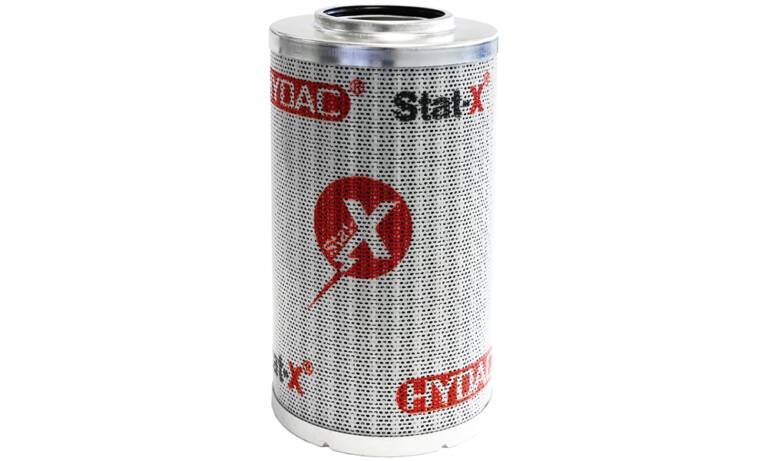 L'élément filtrant Stat-X de HYDAC permet de réduire les décharges électrostatiques. © Hydac
