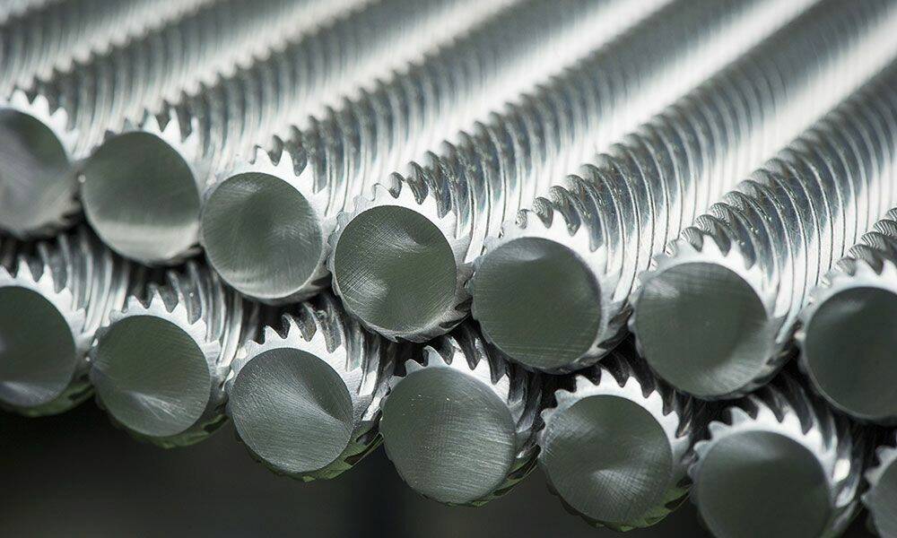 Vis Speedy en aluminium ø16 mm, pas 90 mm.&nbsp;© Eichenberger
