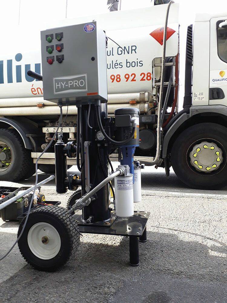 La filtration HyPro permet d’éliminer &nbsp;efficacement les pollutions dans les diesels, &nbsp;à l’origine de l’usure et de la casse &nbsp;des systèmes d’injection.
© ID System Fluid
