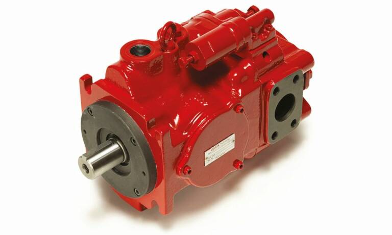 Adapter la puissance du moteur au débit d’une pompe hydraulique avec un moteur électrique ouvre le champ des possibles. © Hydac

