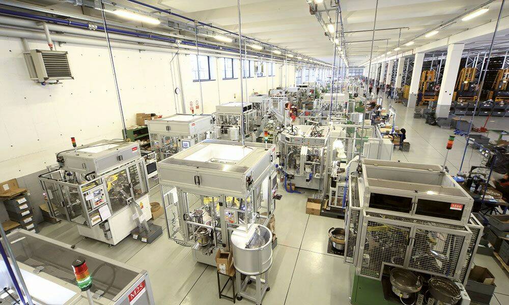 Toute la fabrication est intégrée au sein des 22.000 m² couverts de l’usine italienne d'Aignep. © Aignep
