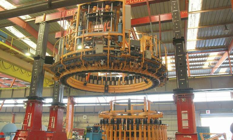 « Sans un haut niveau d’automatisation, cette machine ne pourrait pas remplir sa mission » © SKF
